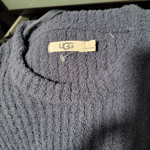 UGG Men's Textured Knit Ryatt Crew Rib Sweater L NWOT